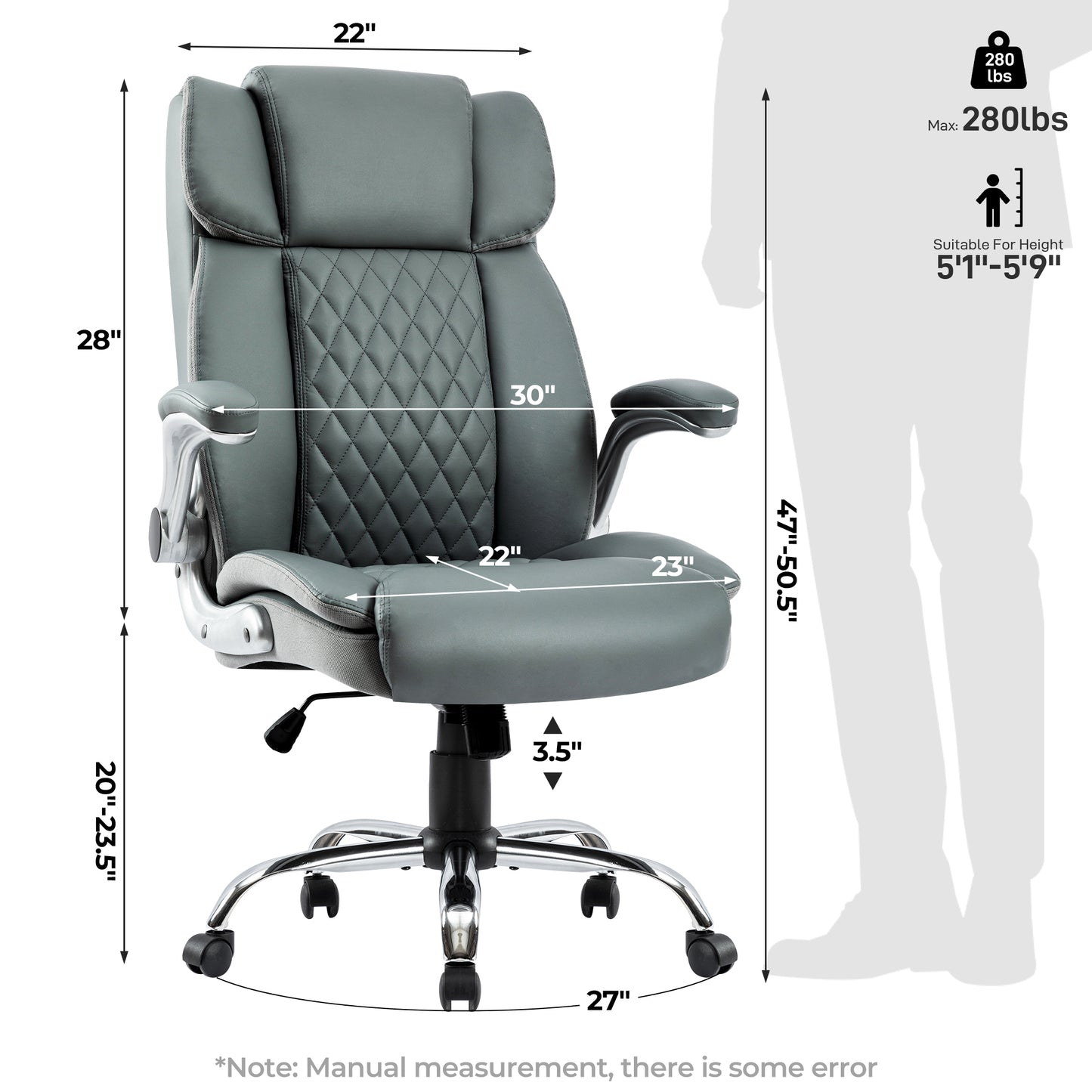 Swivel Office Room Chair Executive Desk Chair Velvet